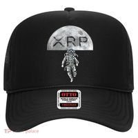 Xrp Moon Astronaut Ripple Cryptocurrency Graphic Cute Gift Hat thumb 0