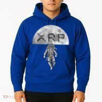Xrp Moon Astronaut Ripple Cryptocurrency Graphic Cute Gift Hoodie thumb 2