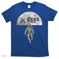 Xrp Moon Astronaut Ripple Cryptocurrency Graphic Cute Gift T-Shirt thumb 0