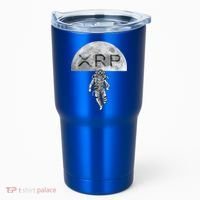 Xrp Moon Astronaut Ripple Cryptocurrency Graphic Cute Gift Tumbler thumb 0