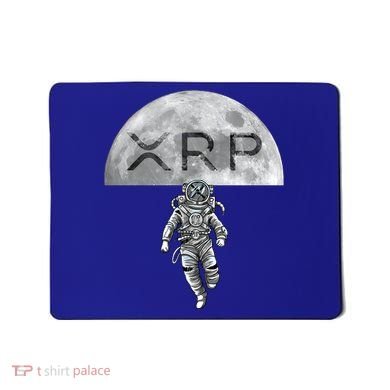 Xrp Moon Astronaut Ripple Cryptocurrency Graphic Cute Gift Mousepad