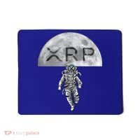 Xrp Moon Astronaut Ripple Cryptocurrency Graphic Cute Gift Mousepad thumb 0