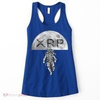 Xrp Moon Astronaut Ripple Cryptocurrency Graphic Cute Gift Women's Tank Top thumb 0