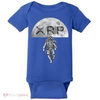 Xrp Moon Astronaut Ripple Cryptocurrency Graphic Cute Gift Baby Bodysuit thumb 0