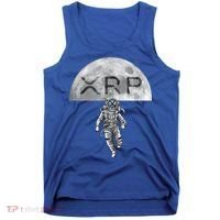 Xrp Moon Astronaut Ripple Cryptocurrency Graphic Cute Gift Tank Top thumb 0