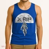 Xrp Moon Astronaut Ripple Cryptocurrency Graphic Cute Gift Tank Top thumb 3