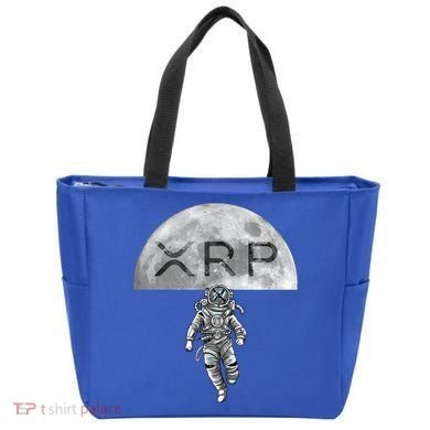 Xrp Moon Astronaut Ripple Cryptocurrency Graphic Cute Gift Tote Bag