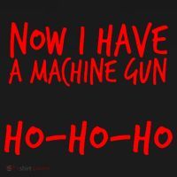 Xmas Now I Have a Machine Gun HO-HO-HO Christmas Apron thumb 3