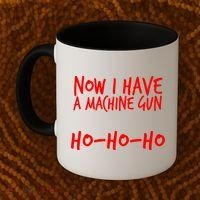 Xmas Now I Have a Machine Gun HO-HO-HO Christmas Coffee Mug thumb 2