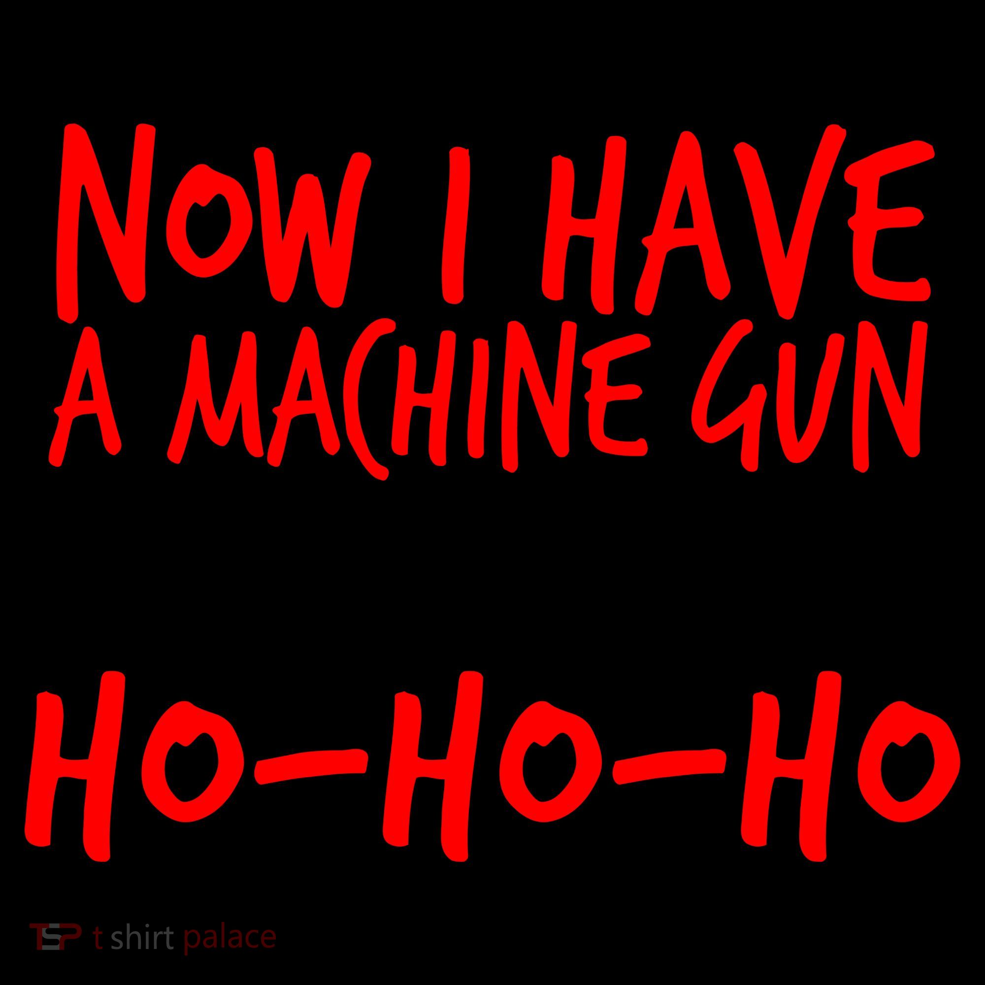 Xmas Now I Have a Machine Gun HO-HO-HO Christmas Women's Tank Top