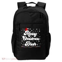 XMas Merry Christmas Bruh Meme Funny Christmas Backpack thumb 0
