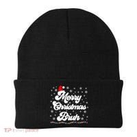 XMas Merry Christmas Bruh Meme Funny Christmas Beanie thumb 0
