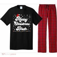 XMas Merry Christmas Bruh Meme Funny Christmas Pajama Set thumb 0