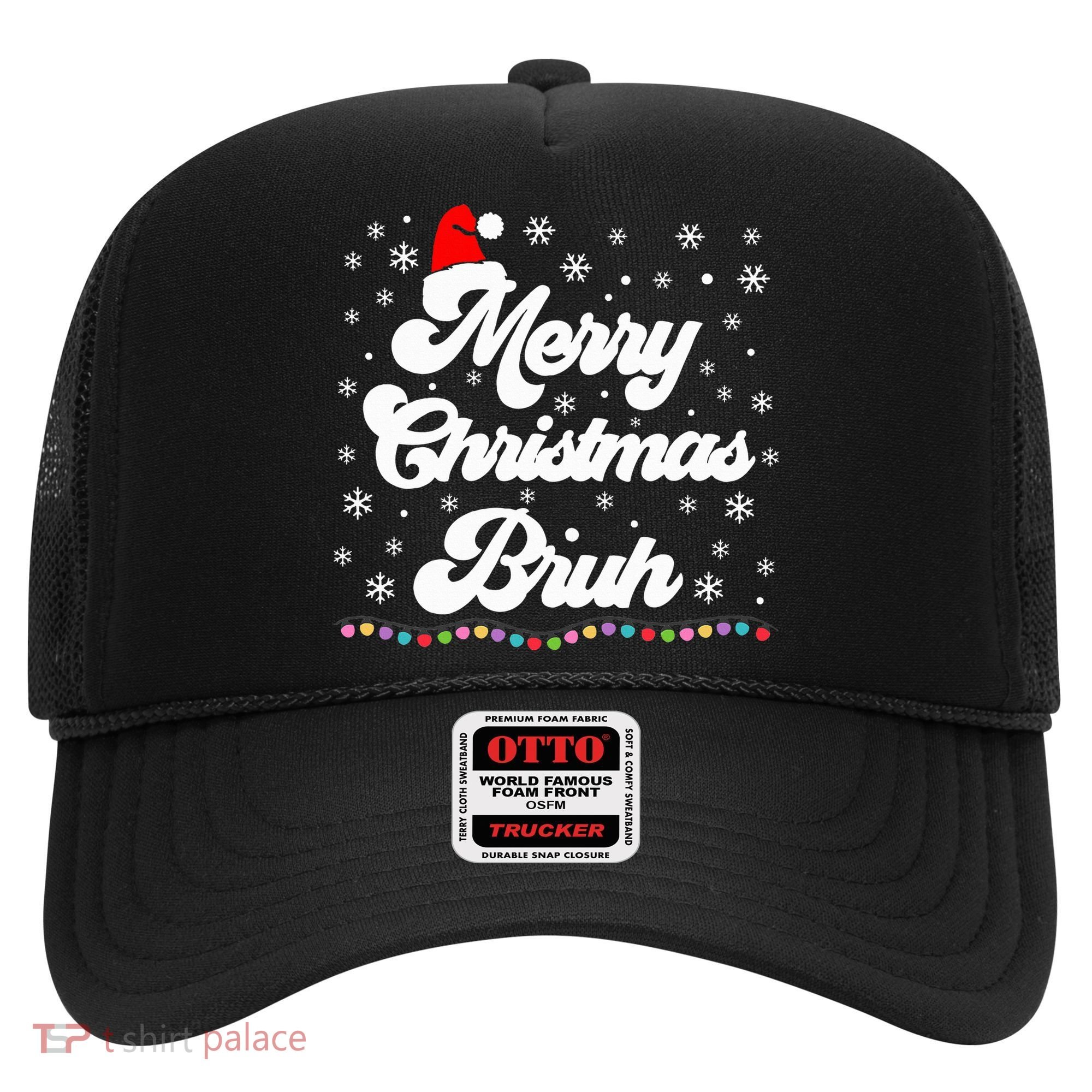 XMas Merry Christmas Bruh Meme Funny Christmas Hat