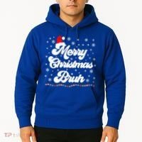 XMas Merry Christmas Bruh Meme Funny Christmas Hoodie thumb 2