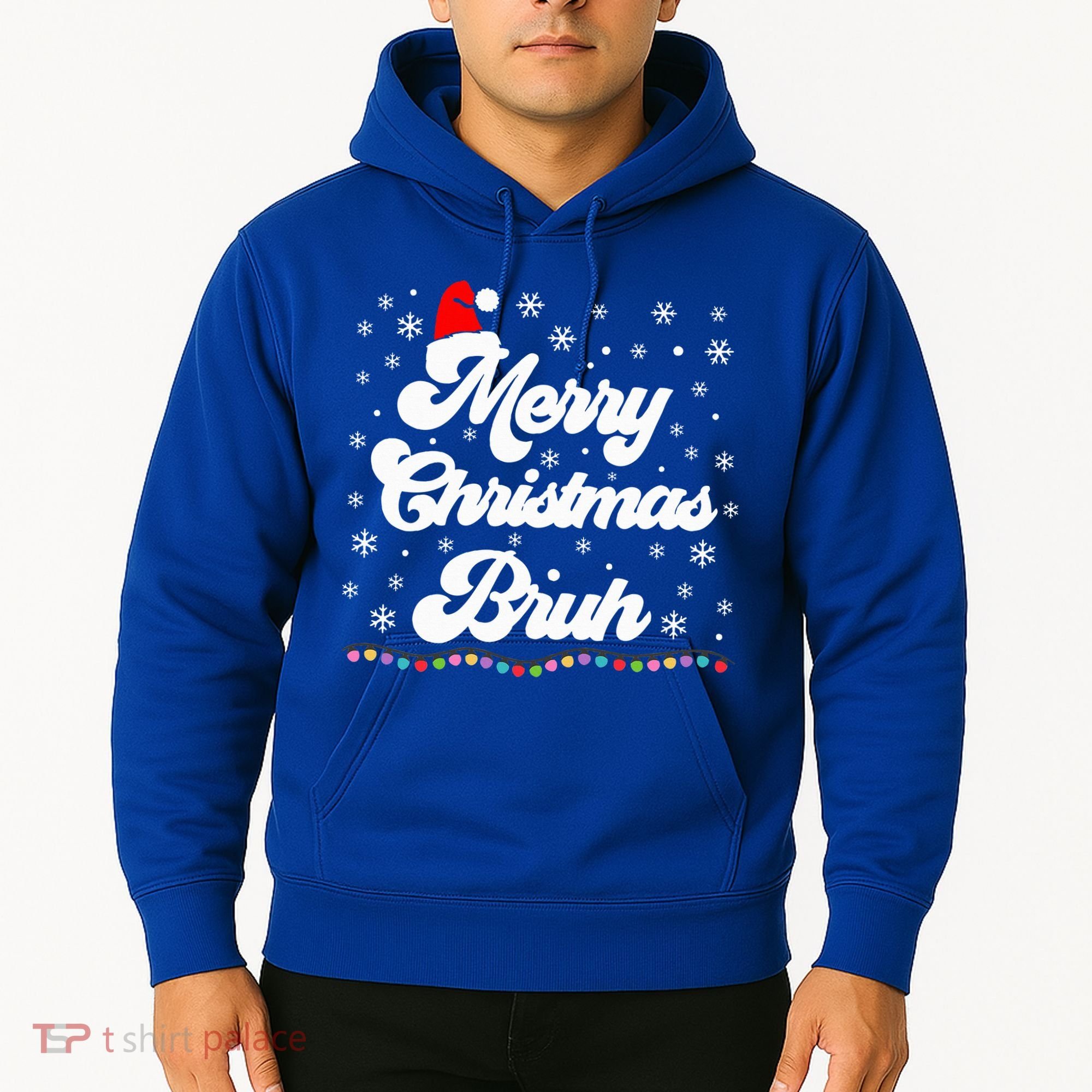 XMas Merry Christmas Bruh Meme Funny Christmas Hoodie