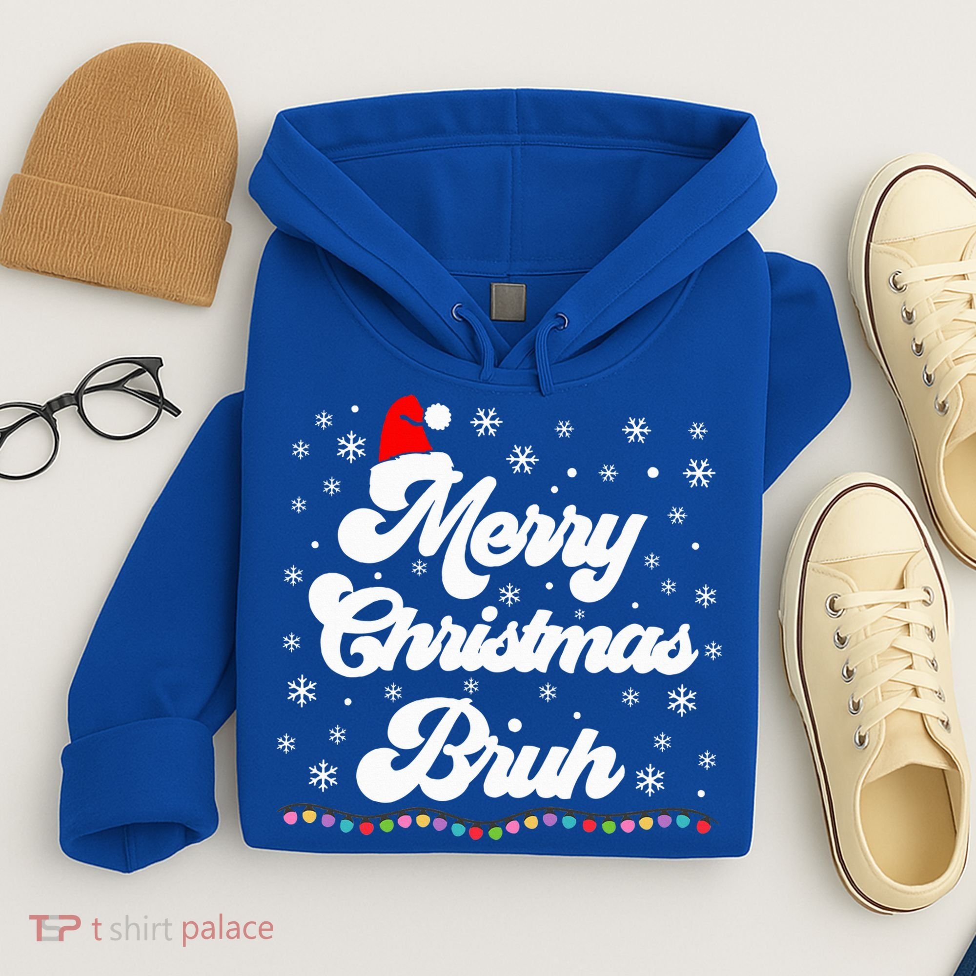 XMas Merry Christmas Bruh Meme Funny Christmas Hoodie