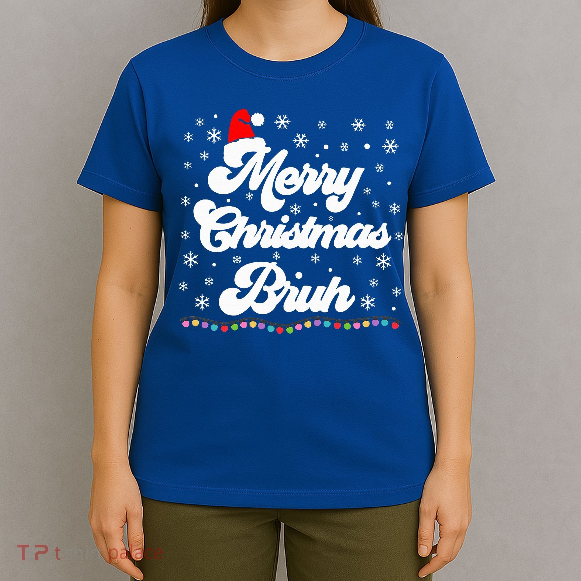 XMas Merry Christmas Bruh Meme Funny Christmas T-Shirt