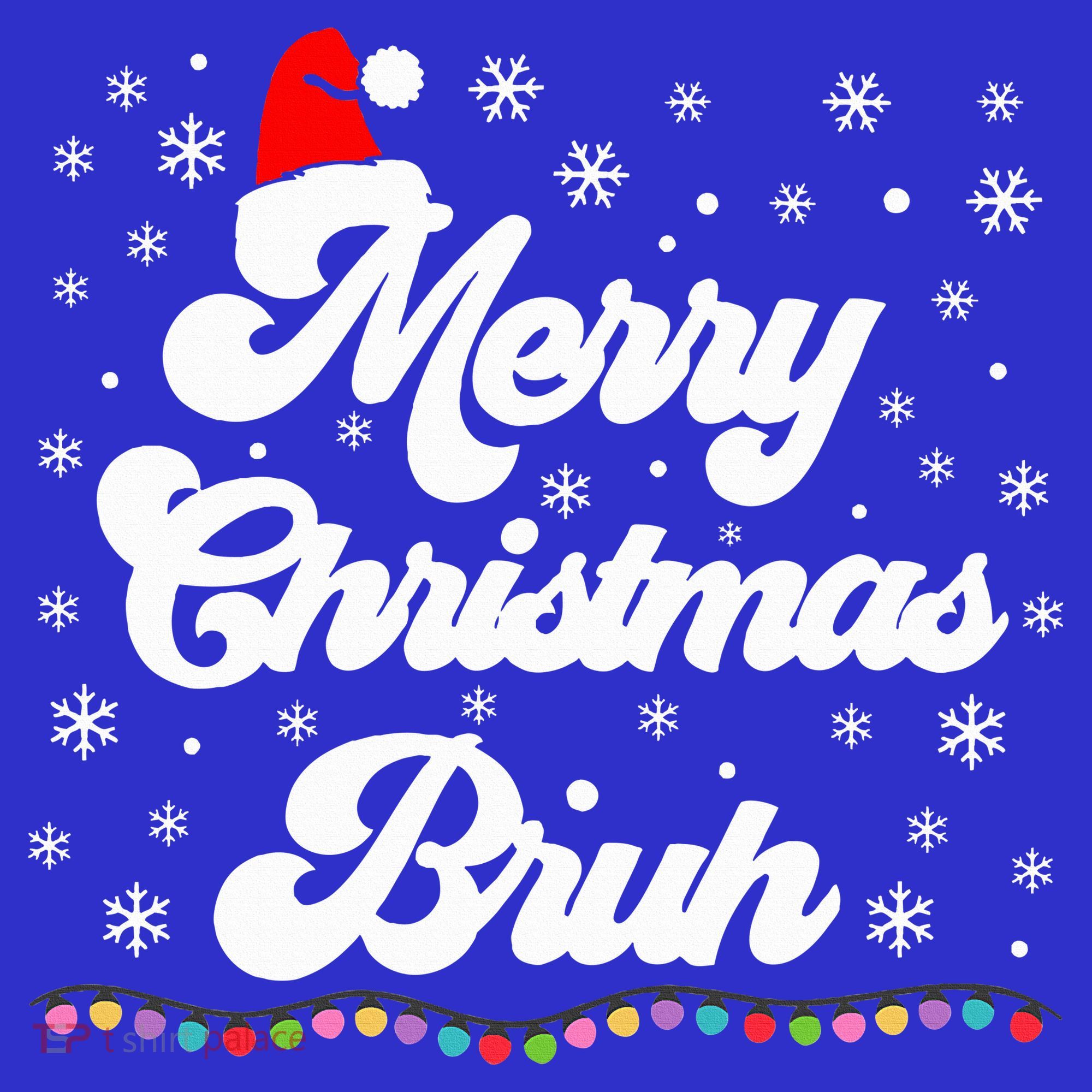 XMas Merry Christmas Bruh Meme Funny Christmas Women's Tank Top