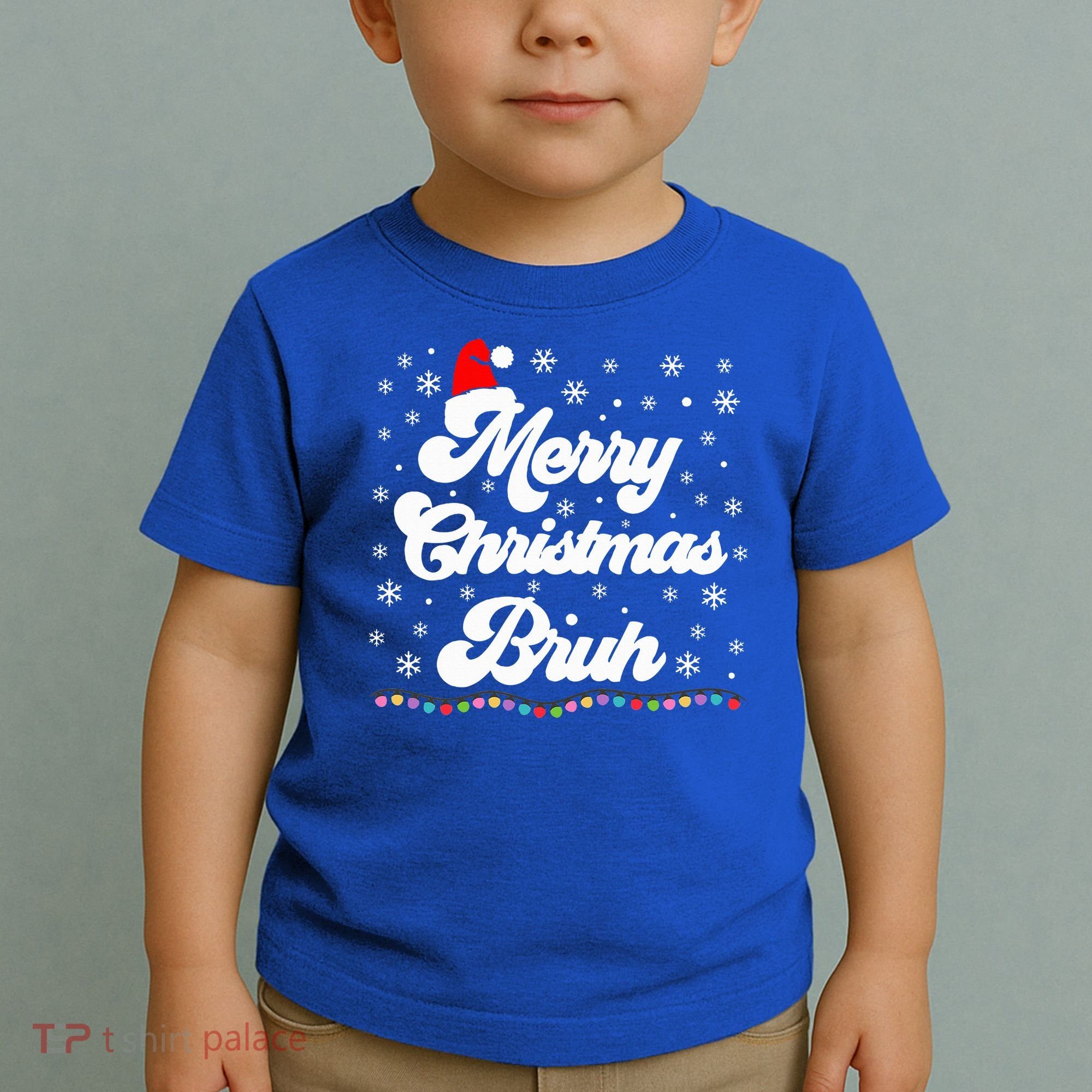 XMas Merry Christmas Bruh Meme Funny Christmas Toddler T-Shirt