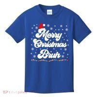 XMas Merry Christmas Bruh Meme Funny Christmas Kids T-Shirt thumb 0