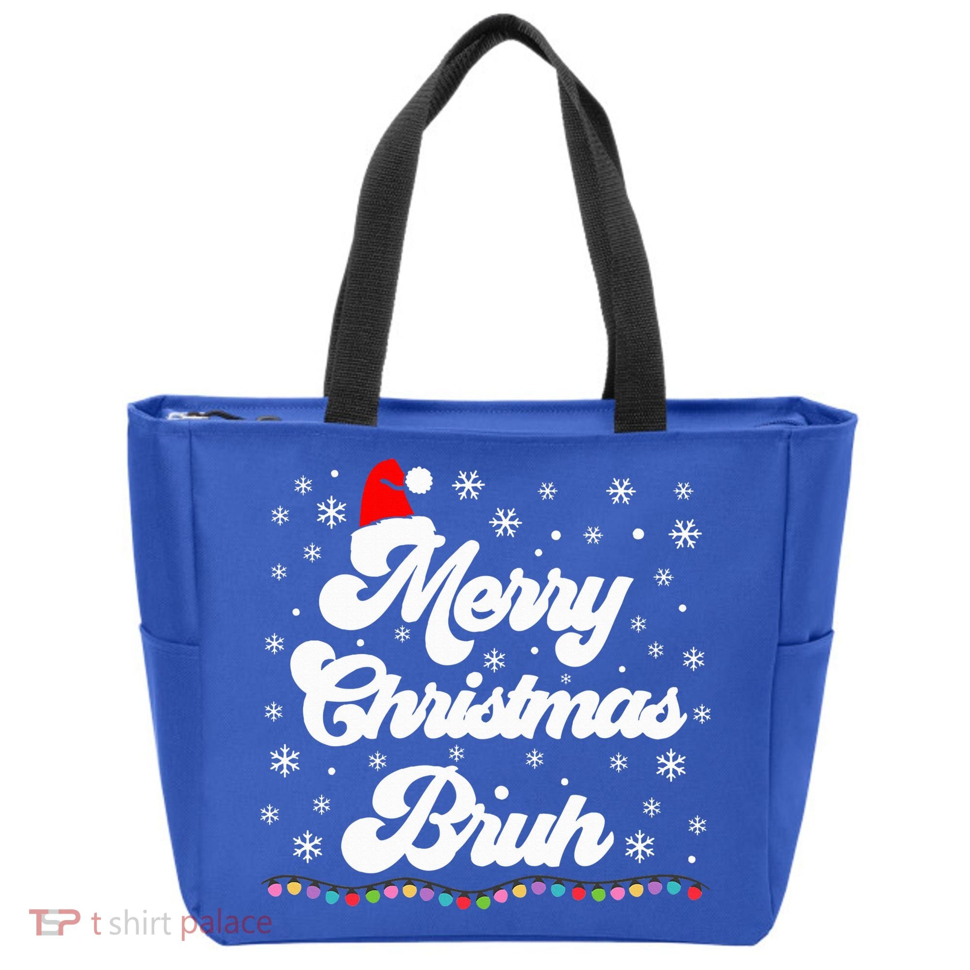 XMas Merry Christmas Bruh Meme Funny Christmas Tote Bag
