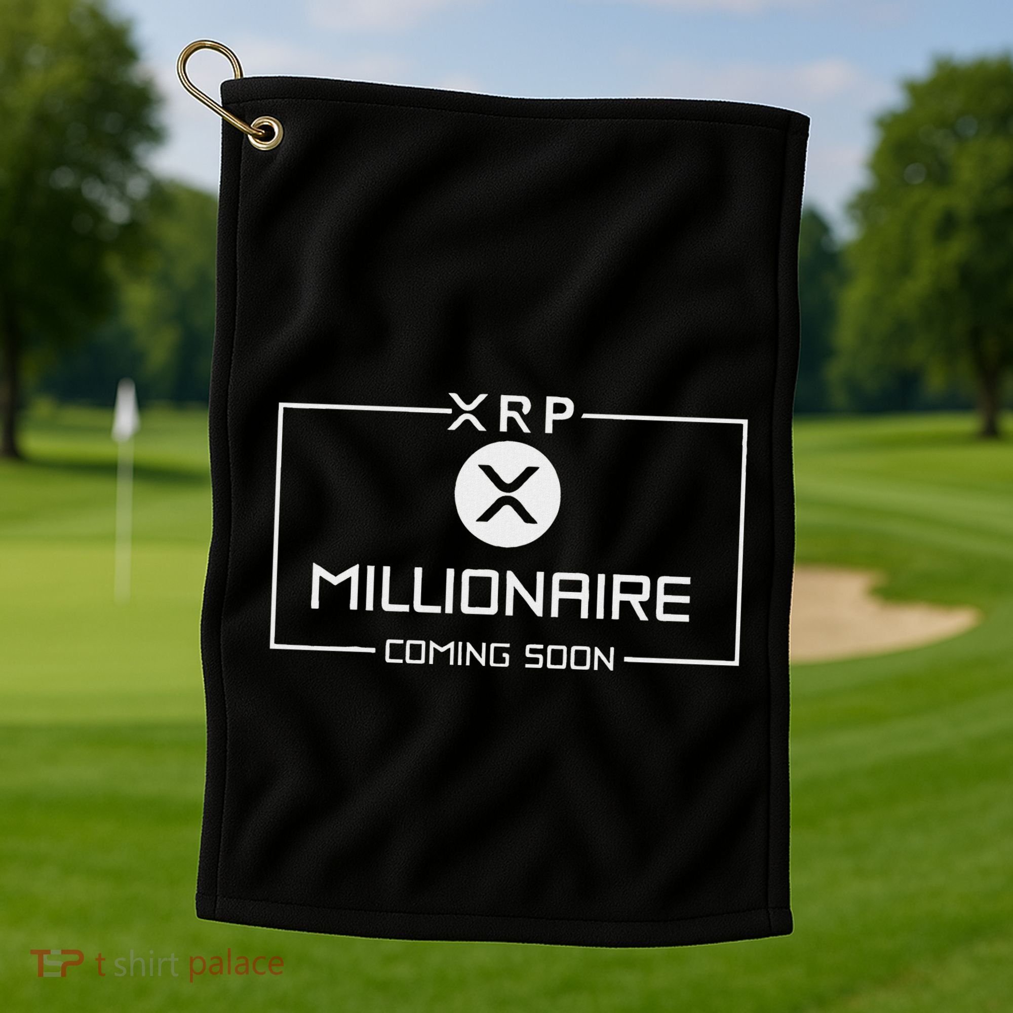 Xrp Millionaire Coming Soon Ripple Xrp Crypto Golf Towel
