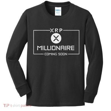 Xrp Millionaire Coming Soon Ripple Xrp Crypto Kids Long Sleeve Shirt