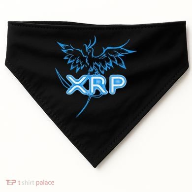 Xrp Merchandise Cryptocurrency Gift Blockchain Crypto USA-Made Doggie Bandana