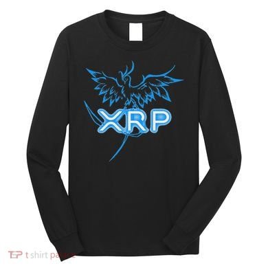 Xrp Merchandise Cryptocurrency Gift Blockchain Crypto Long Sleeve Shirt