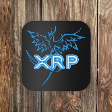 Xrp Merchandise Cryptocurrency Gift Blockchain Crypto Coaster