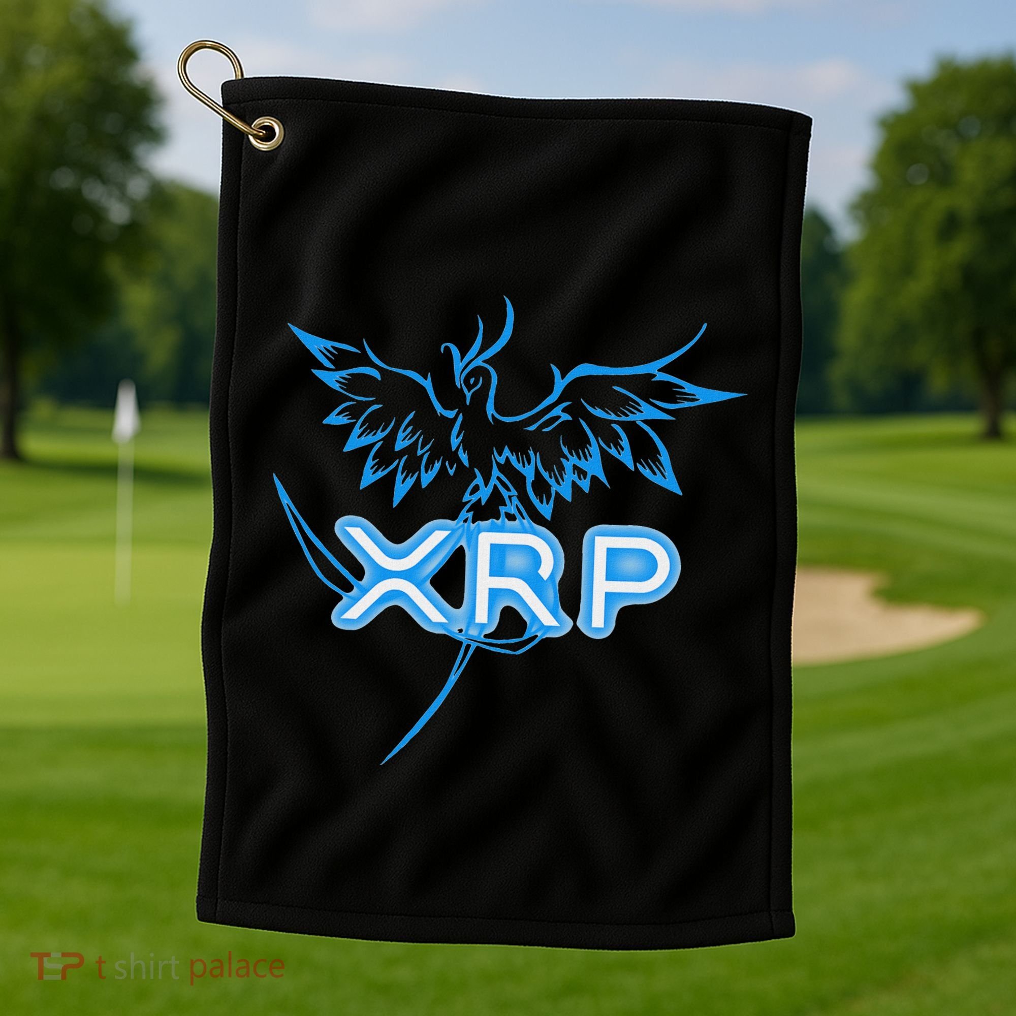Xrp Merchandise Cryptocurrency Gift Blockchain Crypto Golf Towel