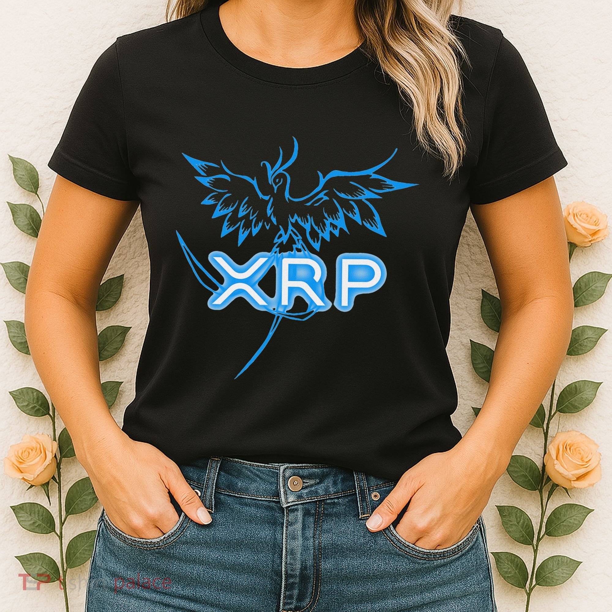 Xrp Merchandise Cryptocurrency Gift Blockchain Crypto Women's T-Shirt