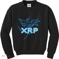 Xrp Merchandise Cryptocurrency Gift Blockchain Crypto Kids Sweatshirt thumb 0