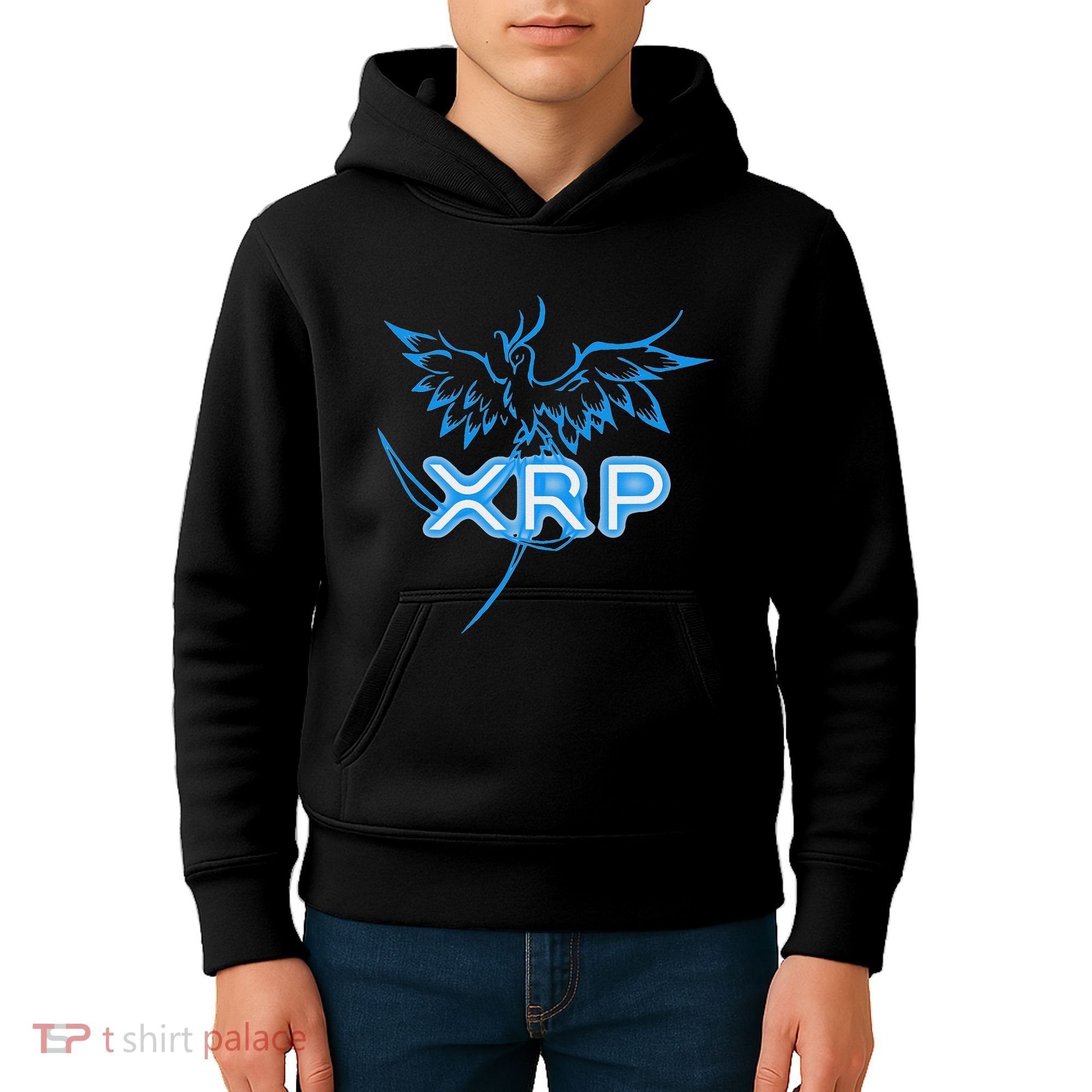 Xrp Merchandise Cryptocurrency Gift Blockchain Crypto Kids Hoodie
