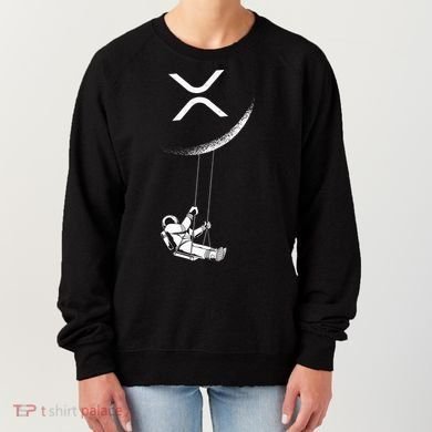 Xrp Moon Merch Cryptocurrency Crypto Currency Merchandise Women's Sweatshirt