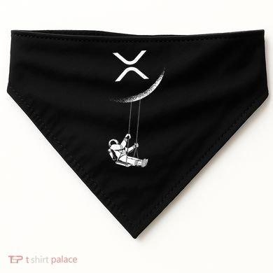 Xrp Moon Merch Cryptocurrency Crypto Currency Merchandise USA-Made Doggie Bandana