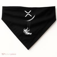 Xrp Moon Merch Cryptocurrency Crypto Currency Merchandise USA-Made Doggie Bandana thumb 0