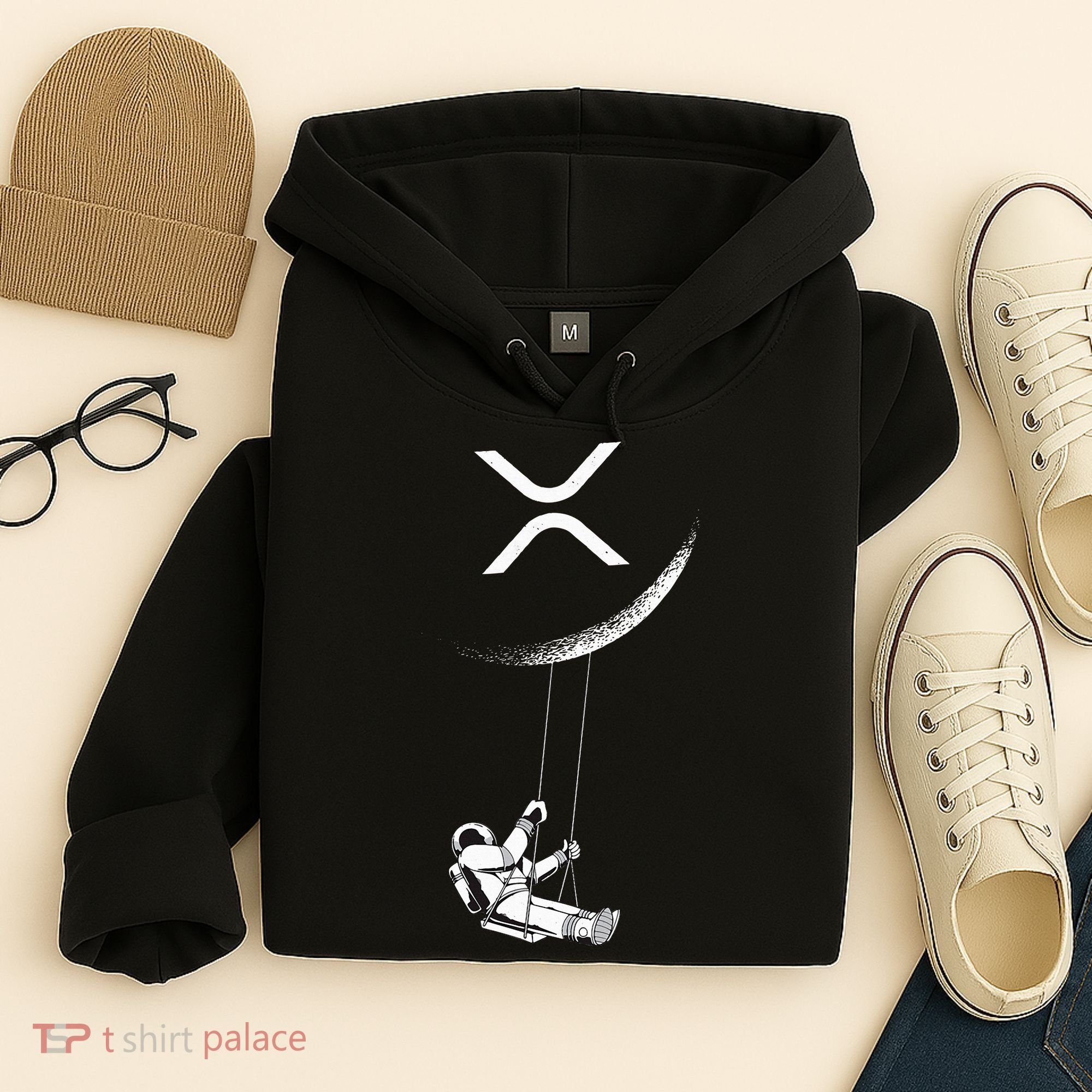 Xrp Moon Merch Cryptocurrency Crypto Currency Merchandise Hoodie