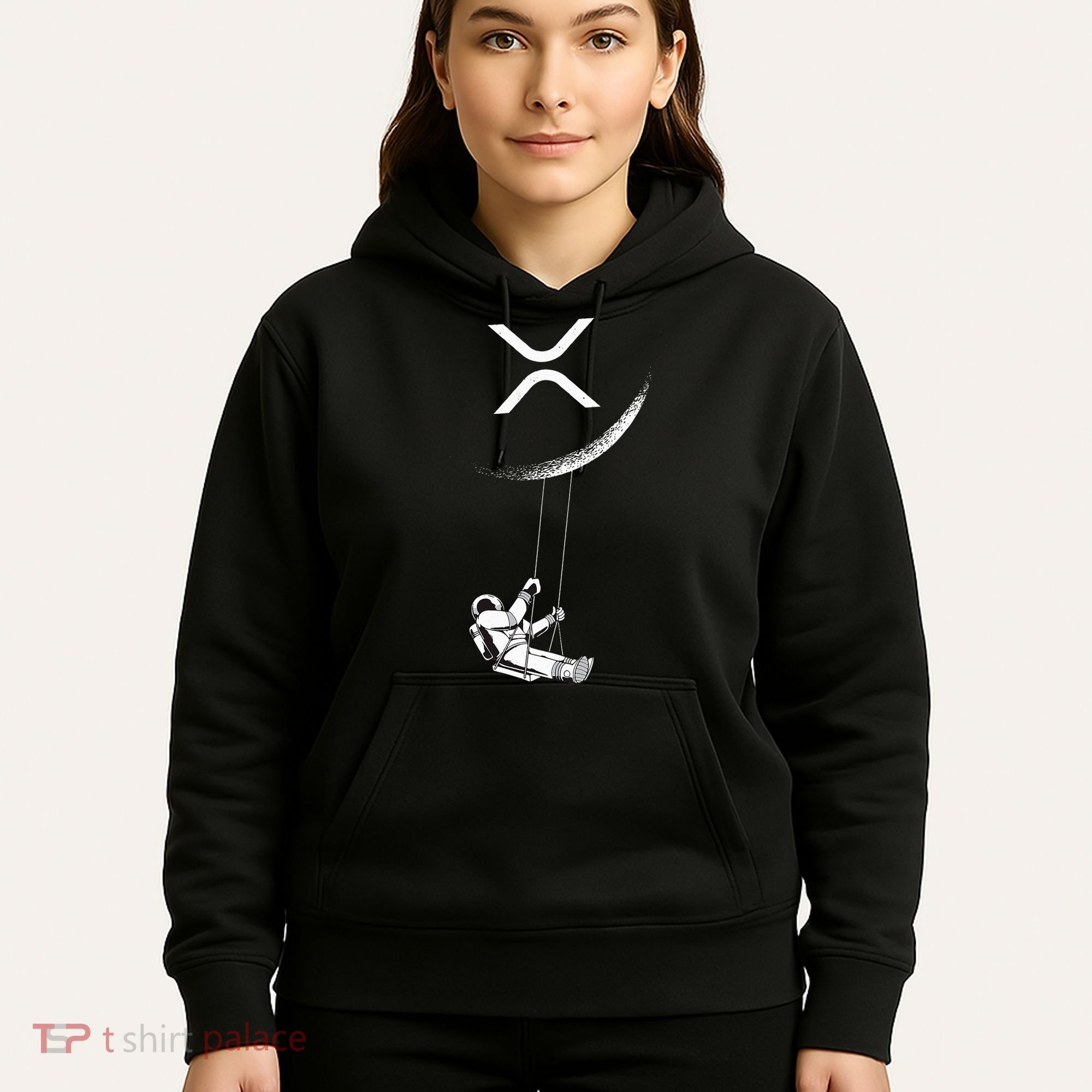 Xrp Moon Merch Cryptocurrency Crypto Currency Merchandise Hoodie