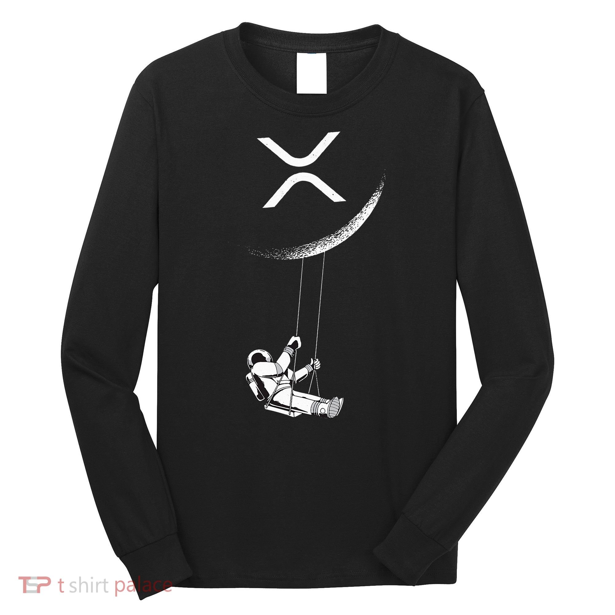 Xrp Moon Merch Cryptocurrency Crypto Currency Merchandise Long Sleeve Shirt