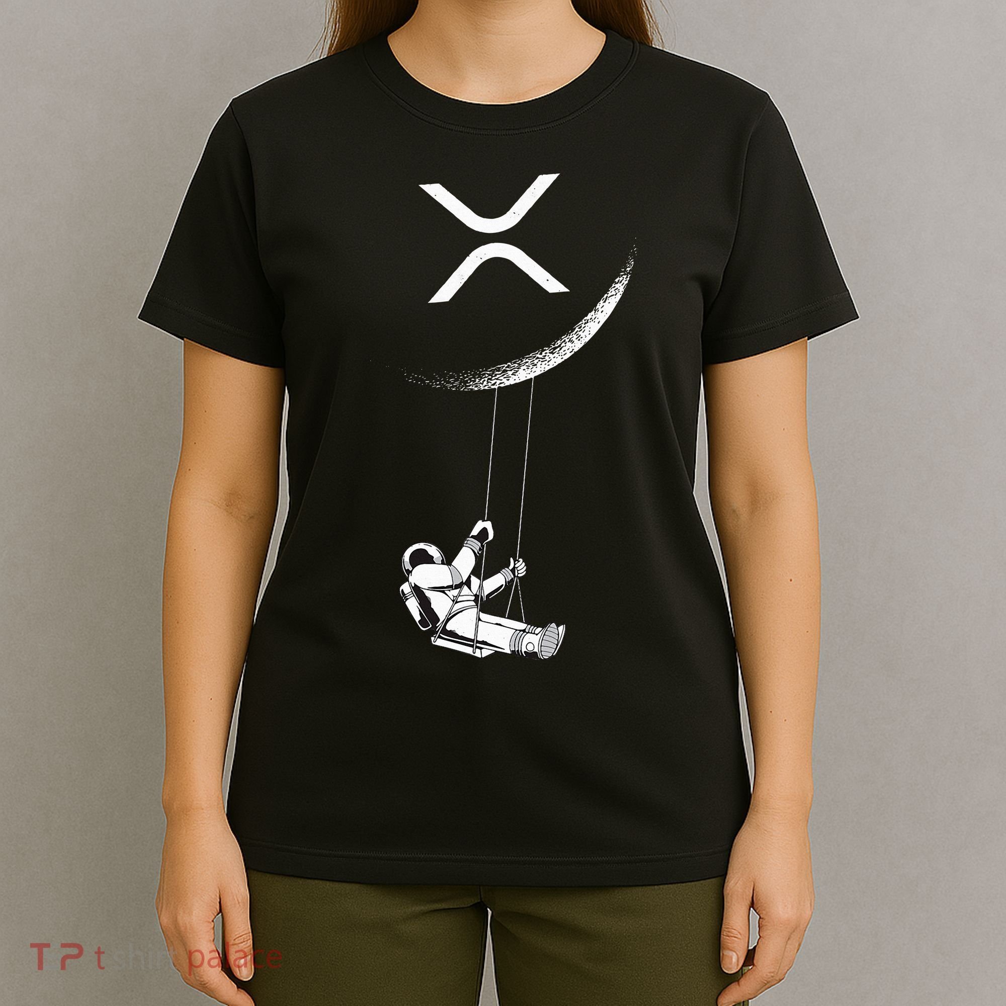 Xrp Moon Merch Cryptocurrency Crypto Currency Merchandise T-Shirt