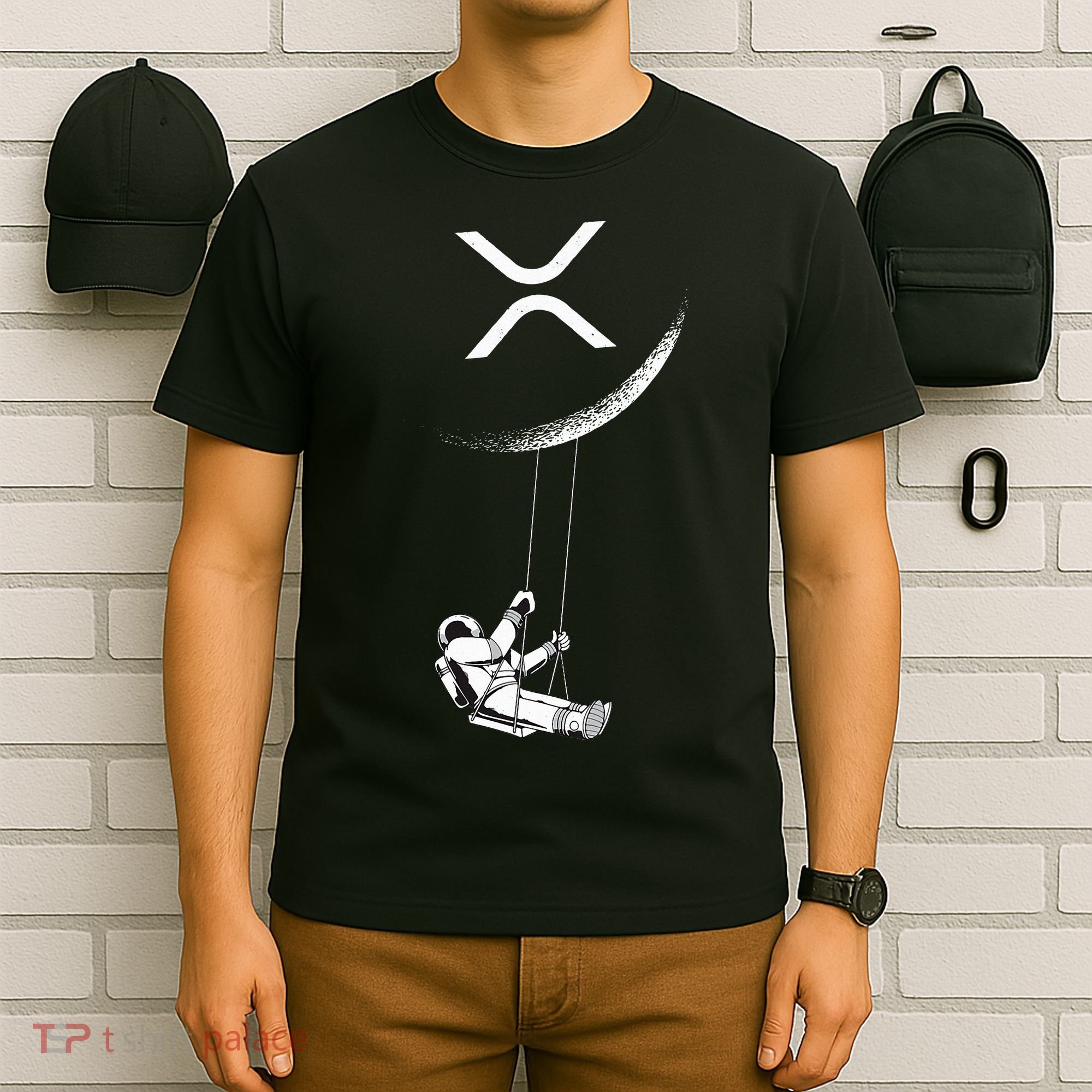 Xrp Moon Merch Cryptocurrency Crypto Currency Merchandise T-Shirt