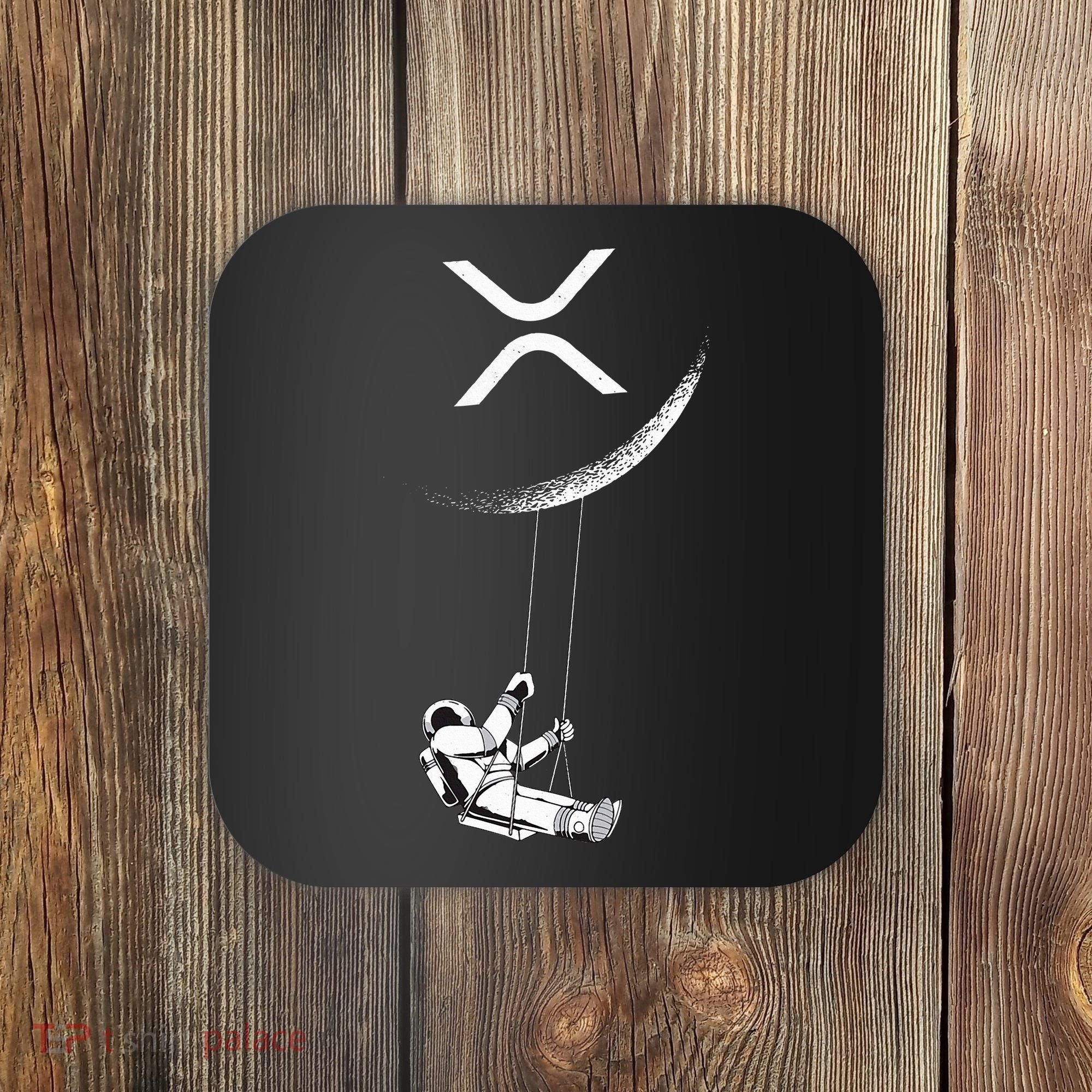 Xrp Moon Merch Cryptocurrency Crypto Currency Merchandise Coaster