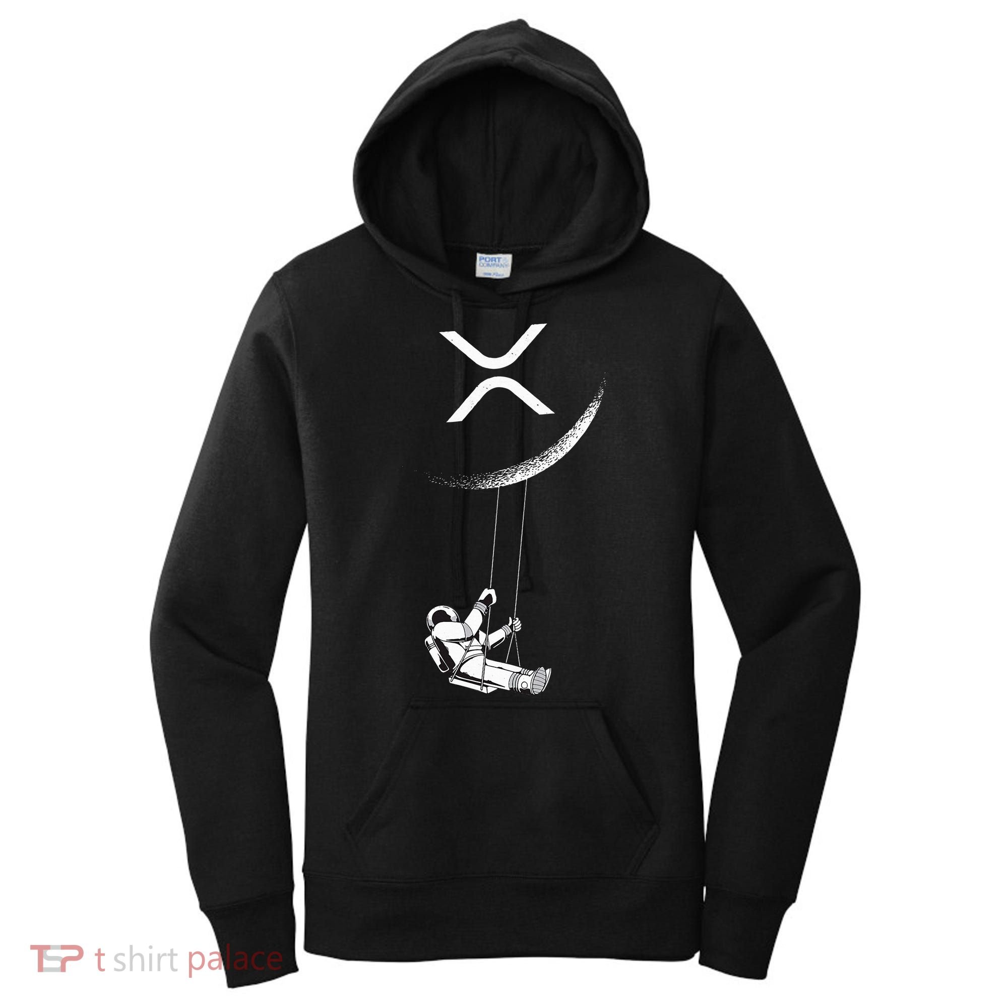 Xrp Moon Merch Cryptocurrency Crypto Currency Merchandise Women's Hoodie