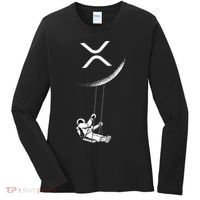 Xrp Moon Merch Cryptocurrency Crypto Currency Merchandise Women's Long Sleeve Shirt thumb 0