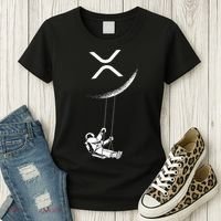 Xrp Moon Merch Cryptocurrency Crypto Currency Merchandise Women's T-Shirt thumb 3