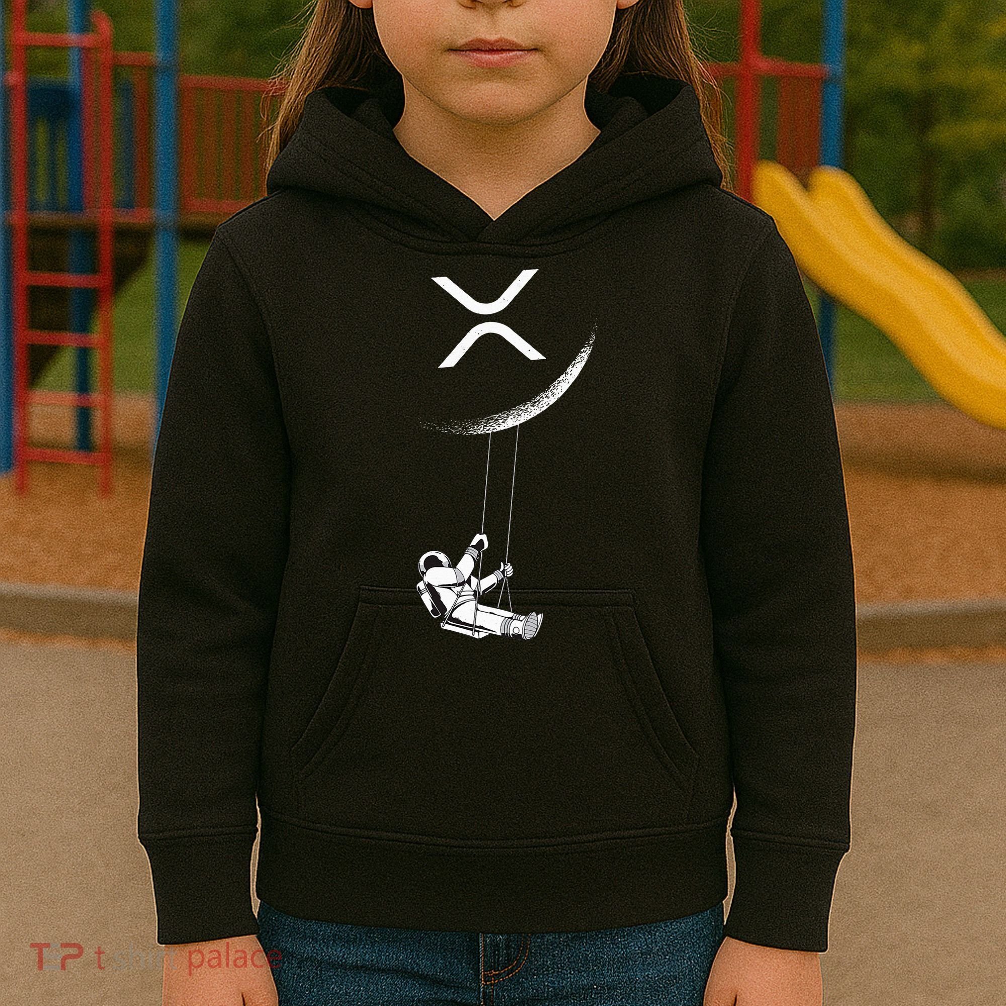 Xrp Moon Merch Cryptocurrency Crypto Currency Merchandise Kids Hoodie
