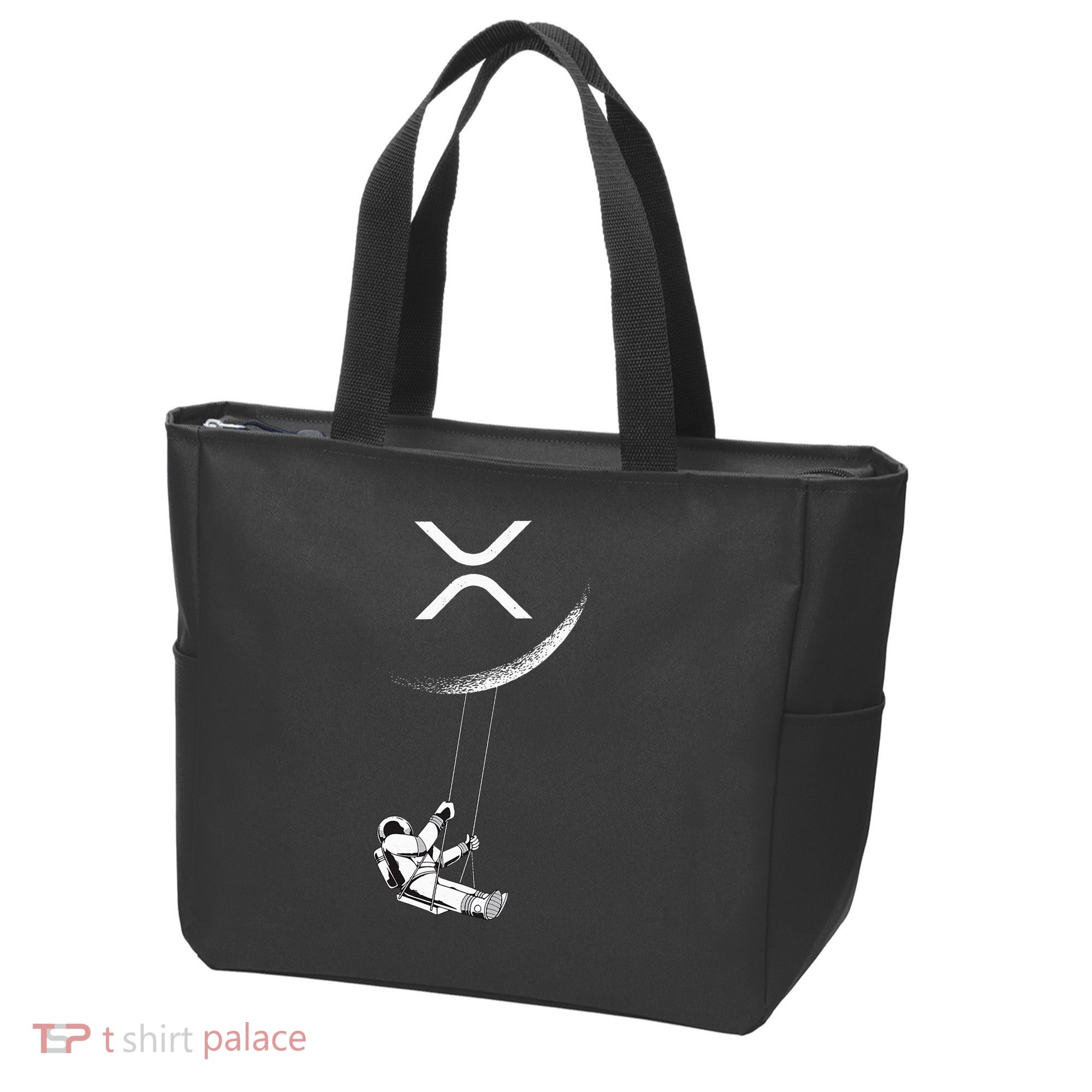 Xrp Moon Merch Cryptocurrency Crypto Currency Merchandise Tote Bag