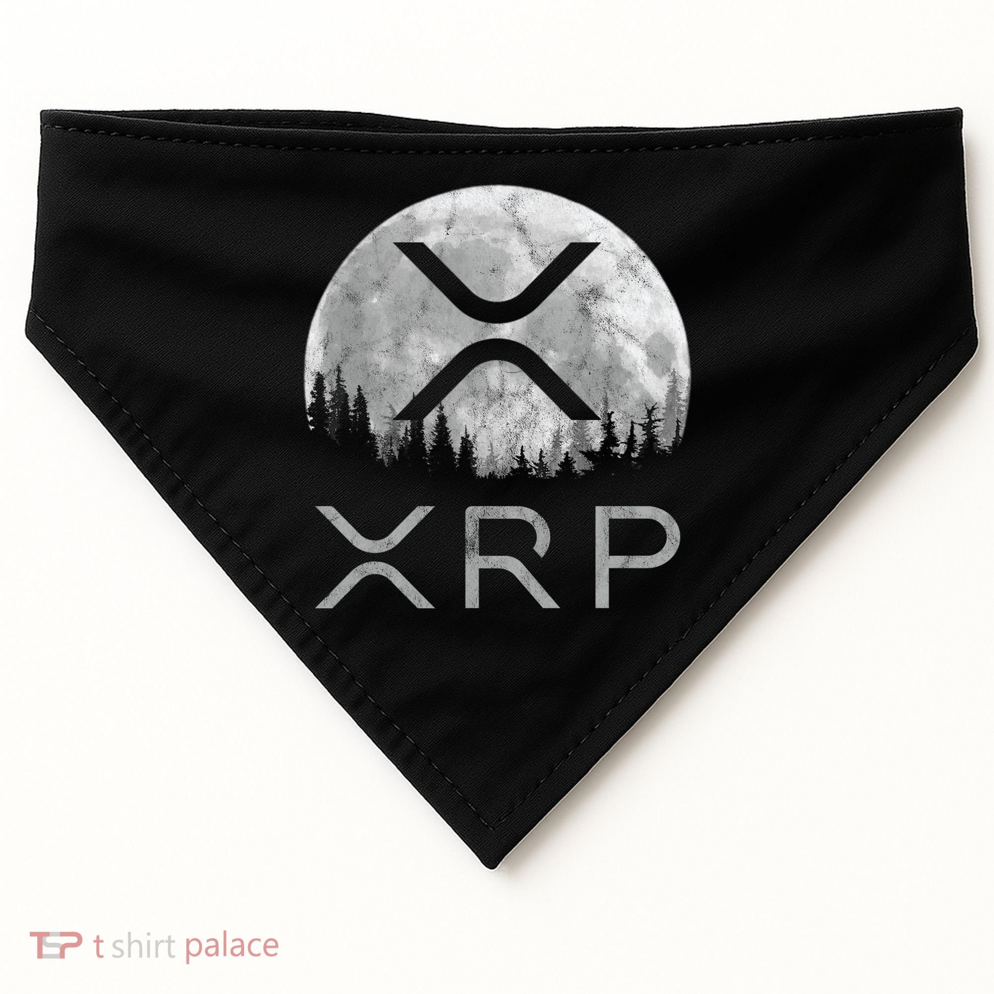 Xrp Moon Ripple USA-Made Doggie Bandana